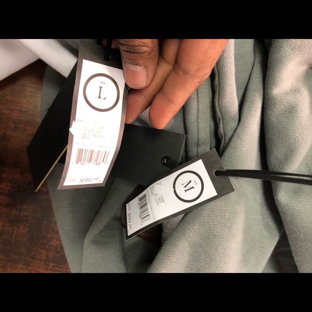 Sz Various Akoo Hoodie gray & white - Picture 6 of 6